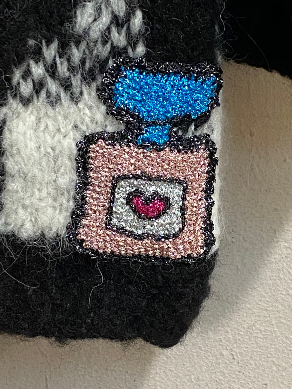 미카엘라 버거 체크 니트 가디건 상품이미지7