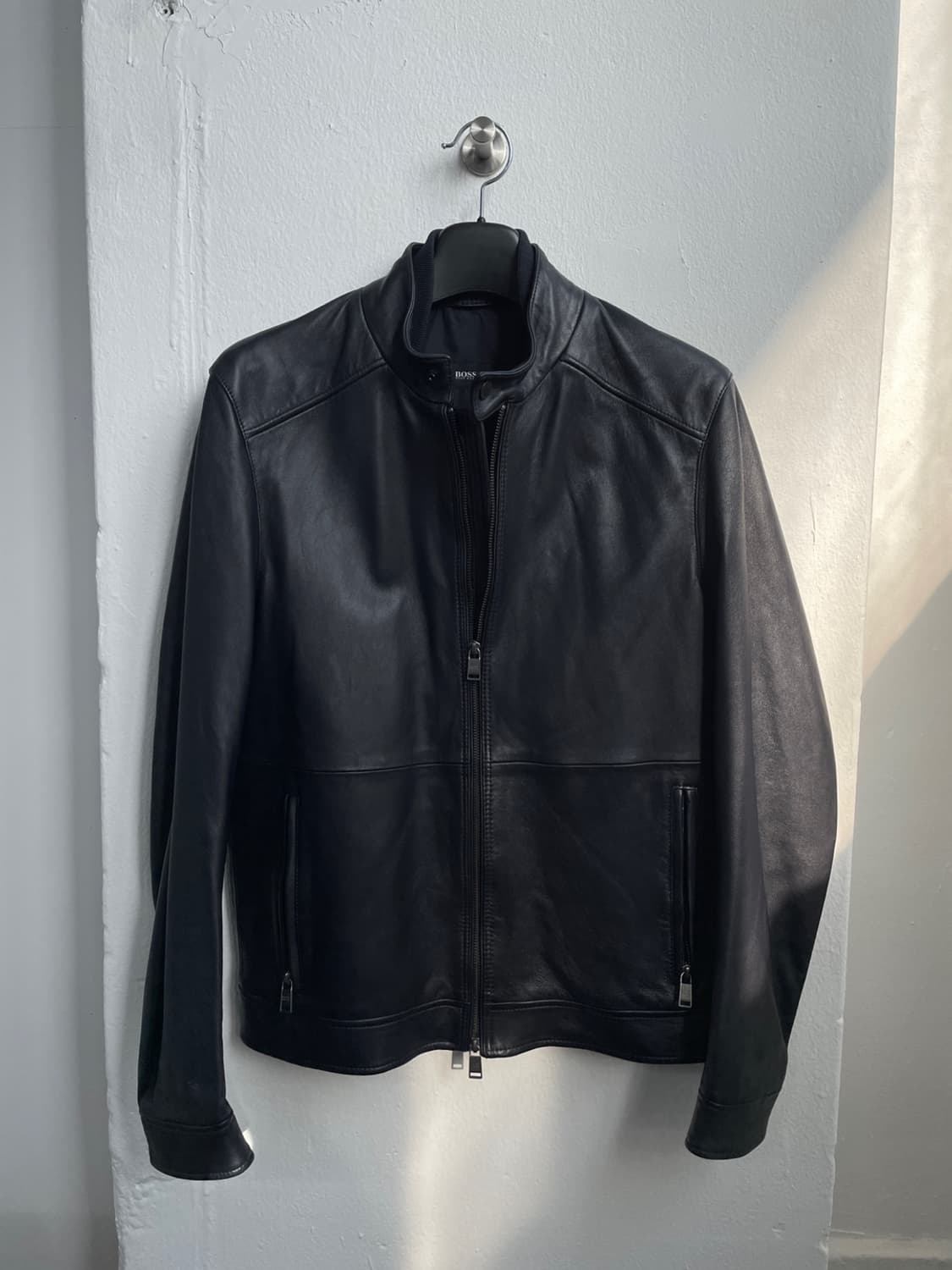 휴고 보스 레더 자켓 상품이미지1