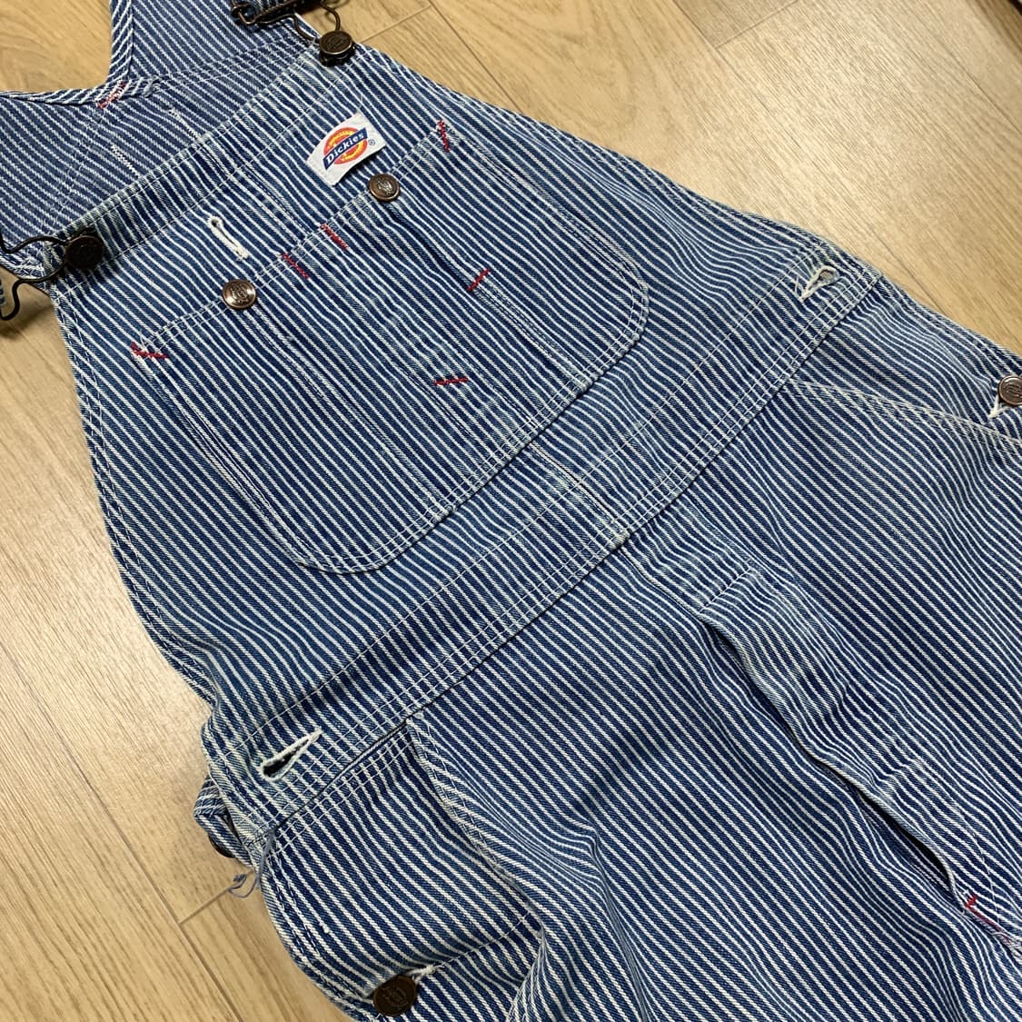 30x30)Dickies 디키즈 히코리 오버롤 멜빵 상품이미지4