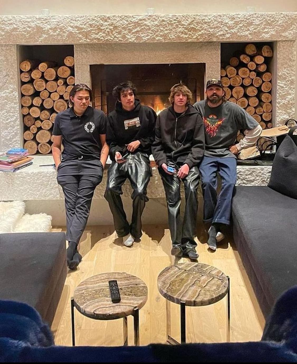 빈티지 할리데이비슨 이글 플레임 로고 롱슬리브 상품이미지1