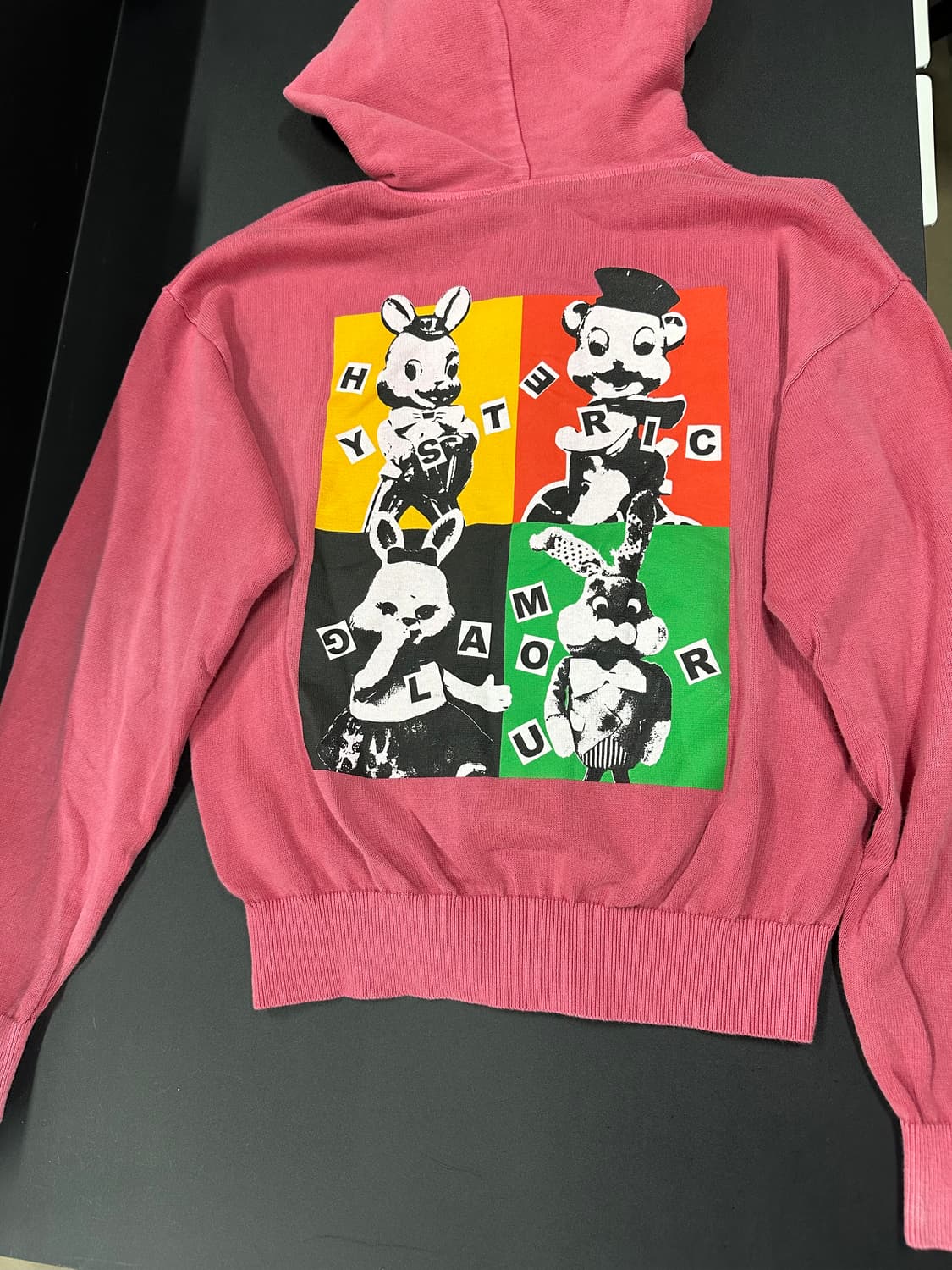 히스테릭 글래머 버니 프린팅 후드 니트 집업 상품이미지8