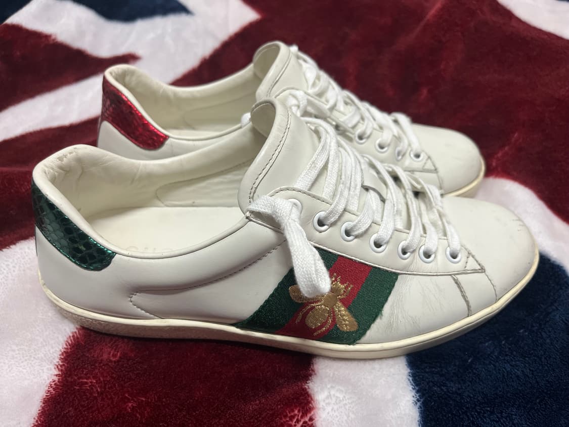 구찌 에이스 꿀벌 자수 스니커즈 270(41)  정품 상품이미지1