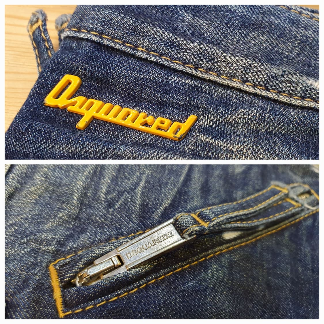 디스퀘어드 페인팅 청바지 상품이미지4