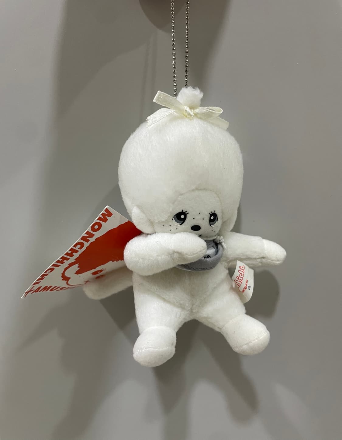 고전 몬치치 모노톤 화이트 키링 상품이미지1