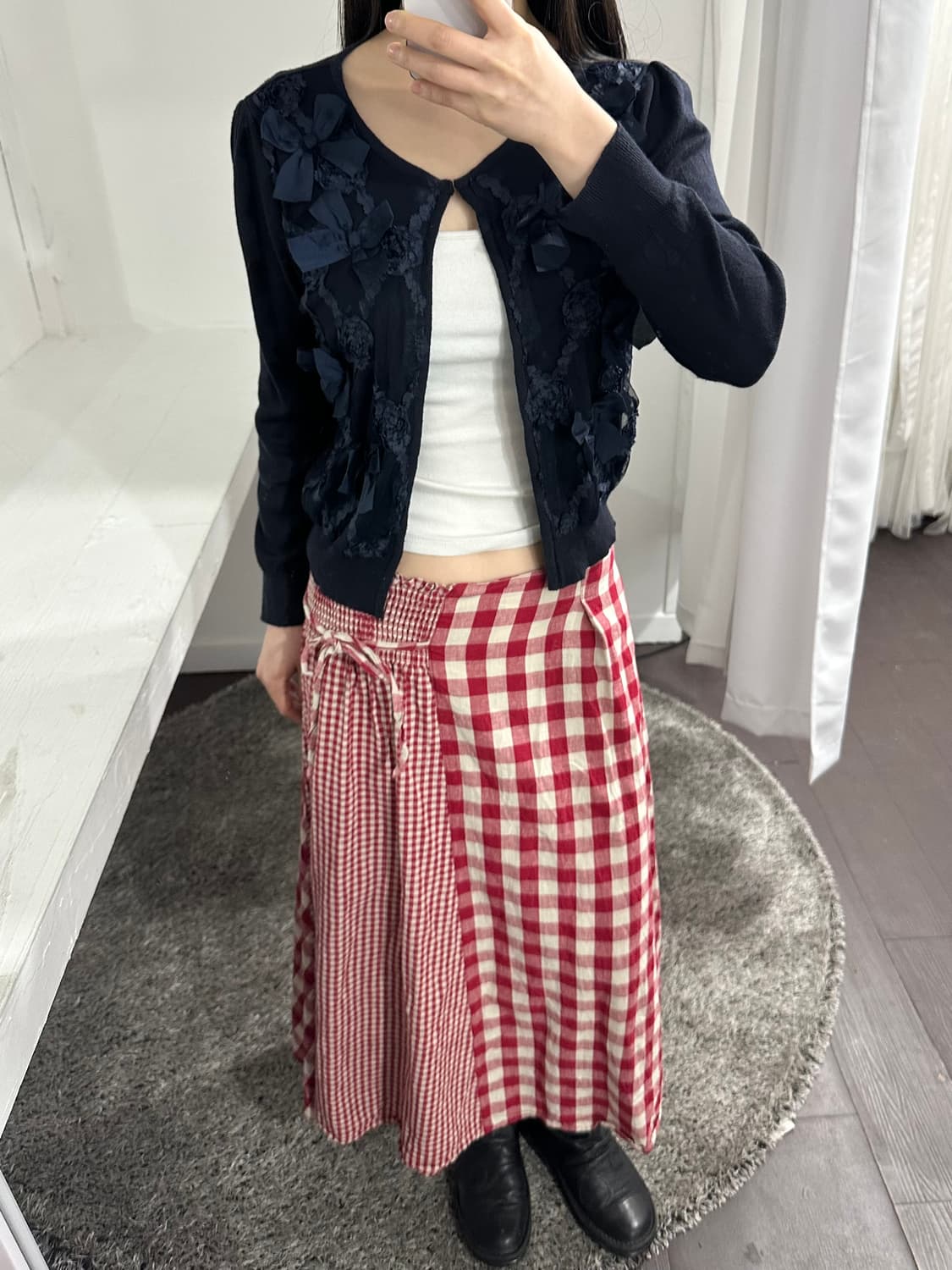 la mouette lovely ribbon cardigan 상품이미지3