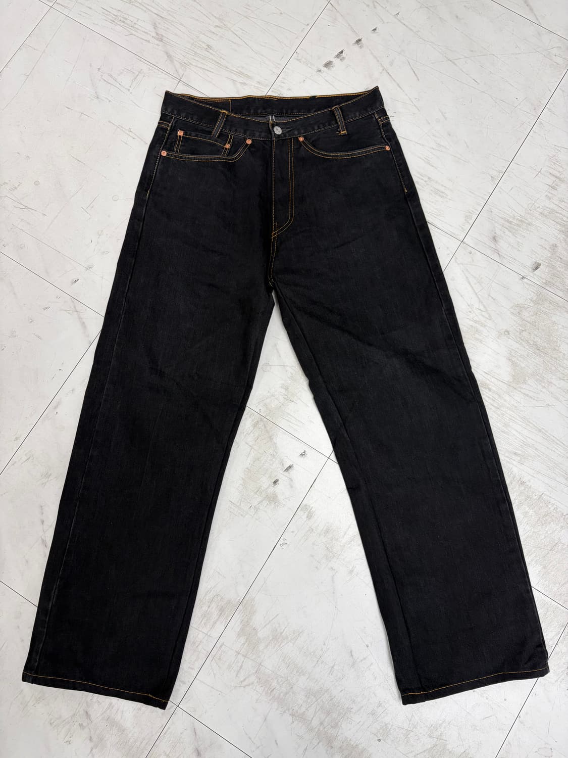 a213) 32 리바이스 505 흑청 상품이미지6