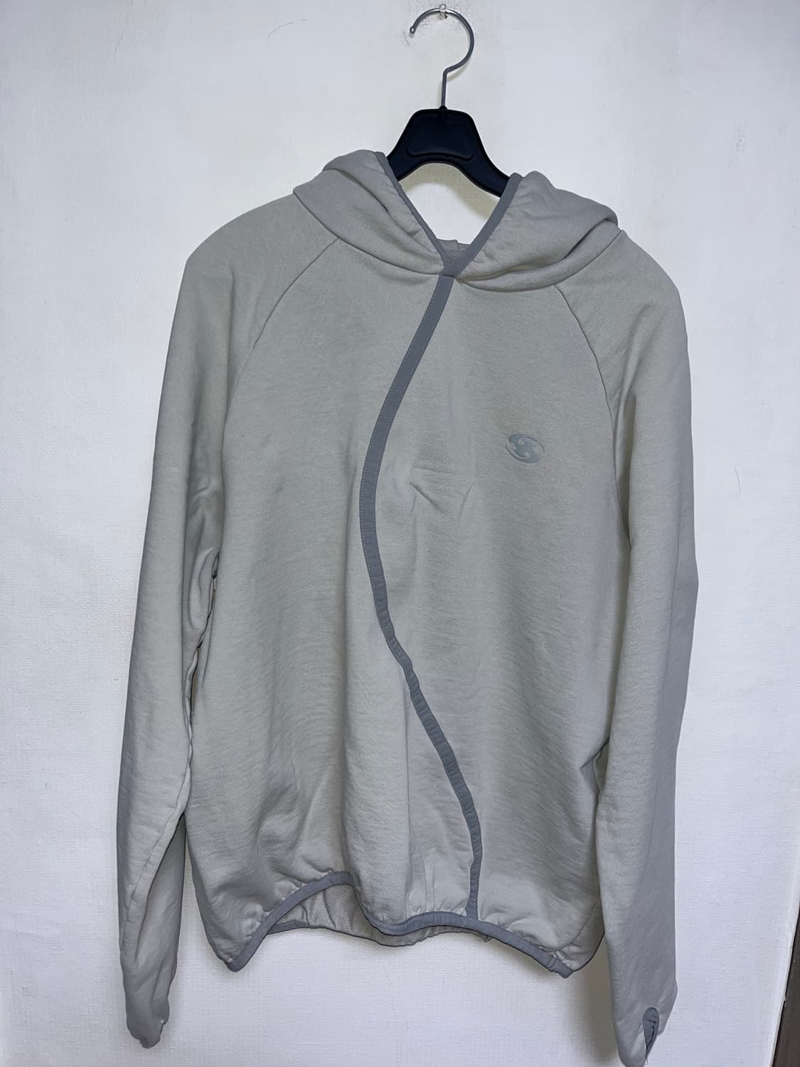 산산기어 테이프드 후드  그레이 -23ss 2사이즈 상품이미지1