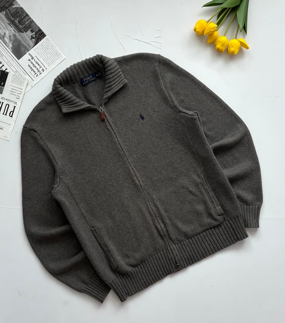 Polo 폴로랄프로렌 투웨이 니트 집업 상품이미지1