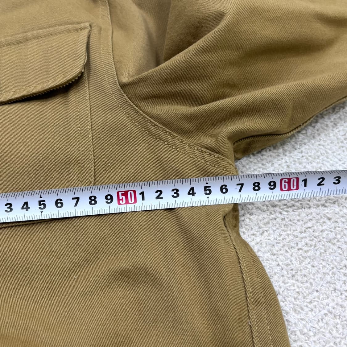 L 잭스뉴욕 남성 카멜 캔버스 셔츠 자켓 0625E 상품이미지6