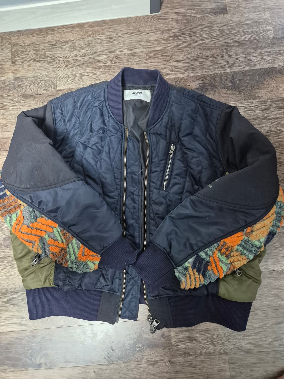  (L) 앤더슨벨 아식스 콘트라스트 퀼팅 봄버 자켓 상품이미지3