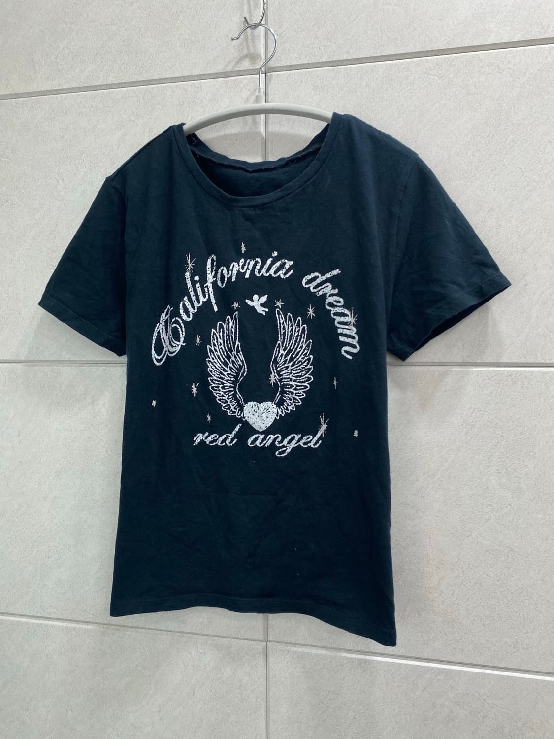 Y2K Wings Print Tee 상품이미지4