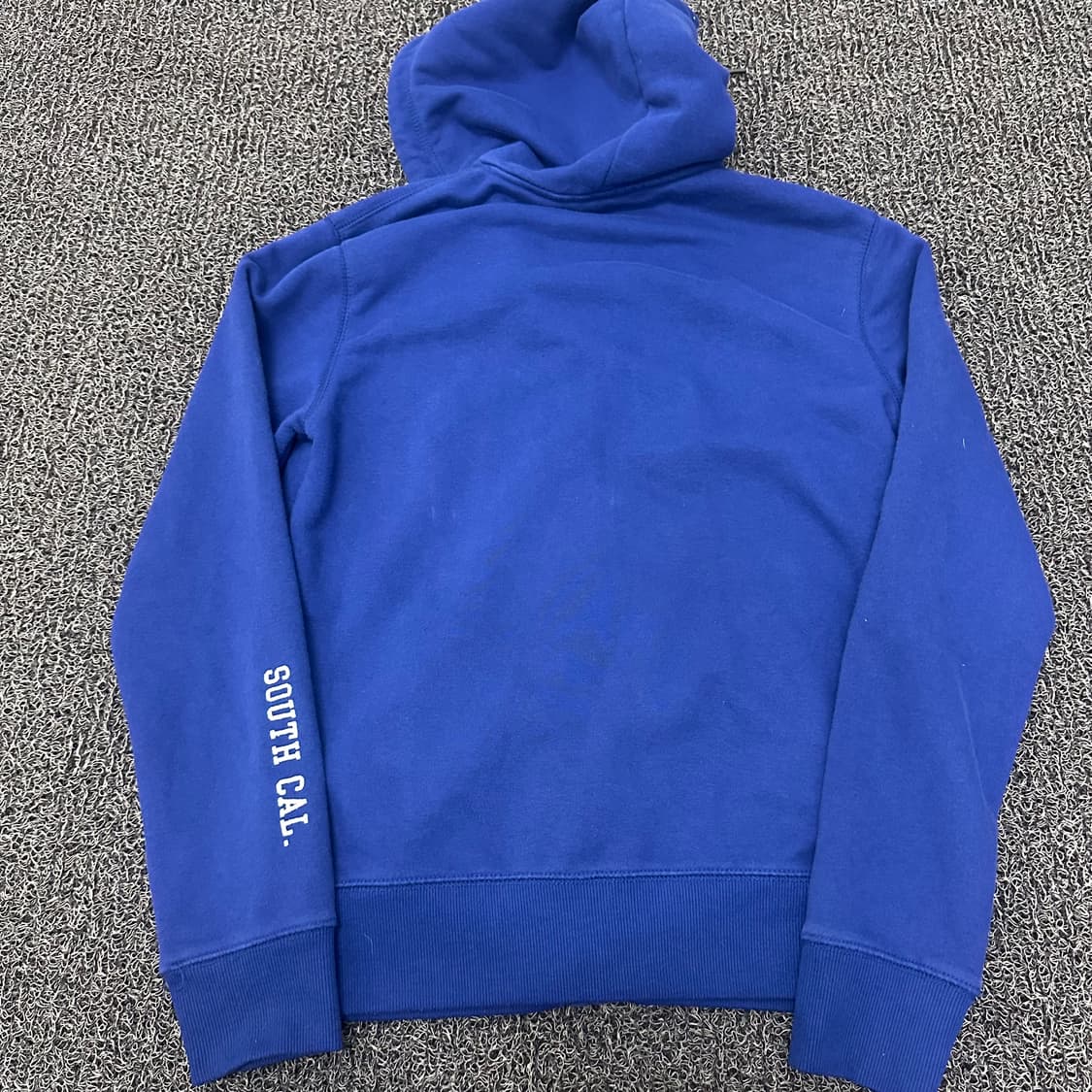 후아유 시그니처 아치로고 후드집업 블루 M 상품이미지4