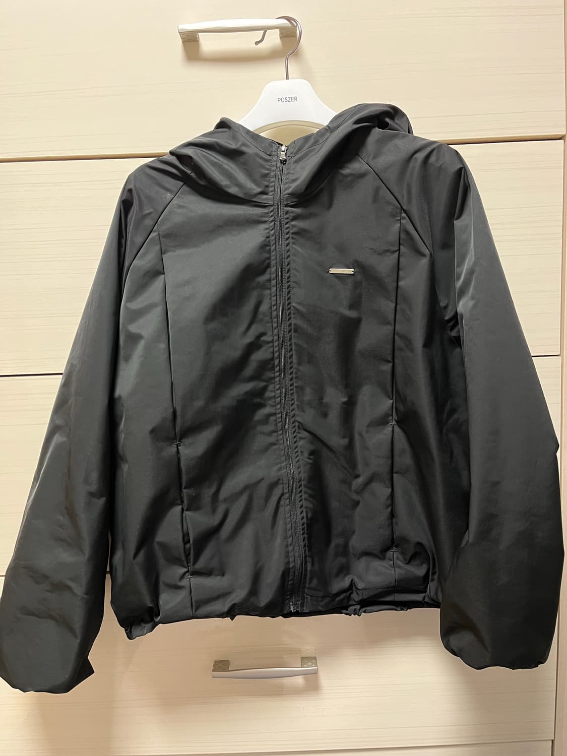 미세키서울 후디드 윈드브레이커 자켓 블랙 상품이미지2