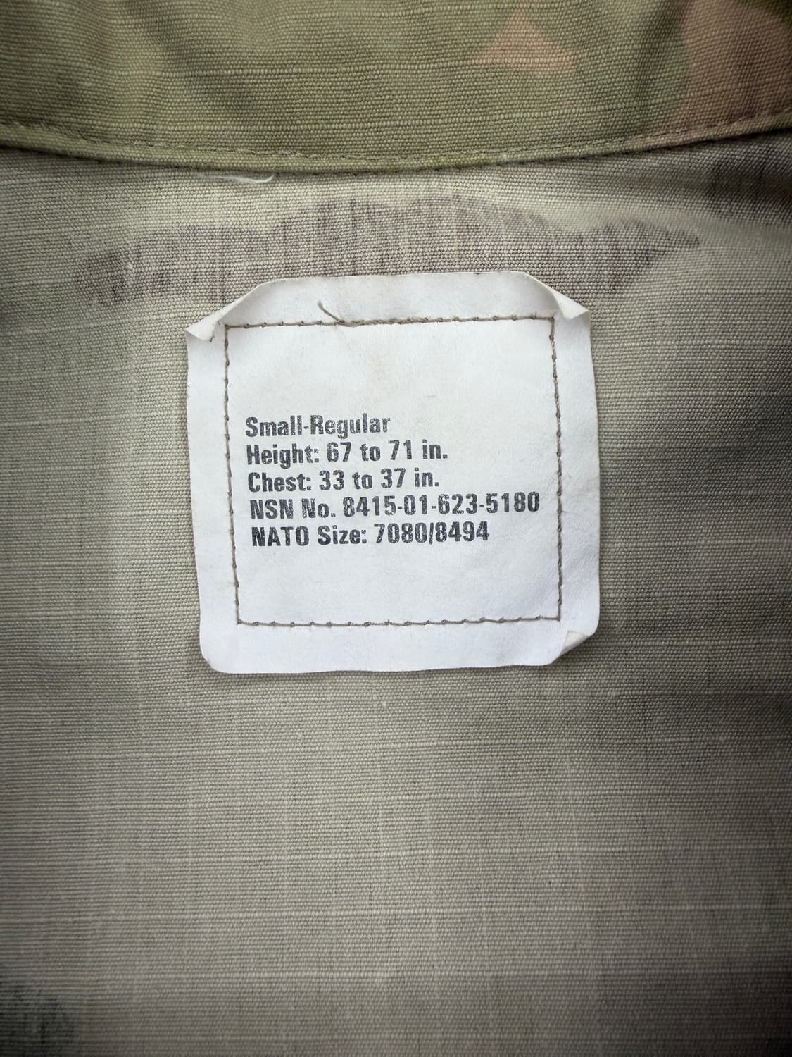 미 육군 전투복 OCP ACU 상의 상품이미지5