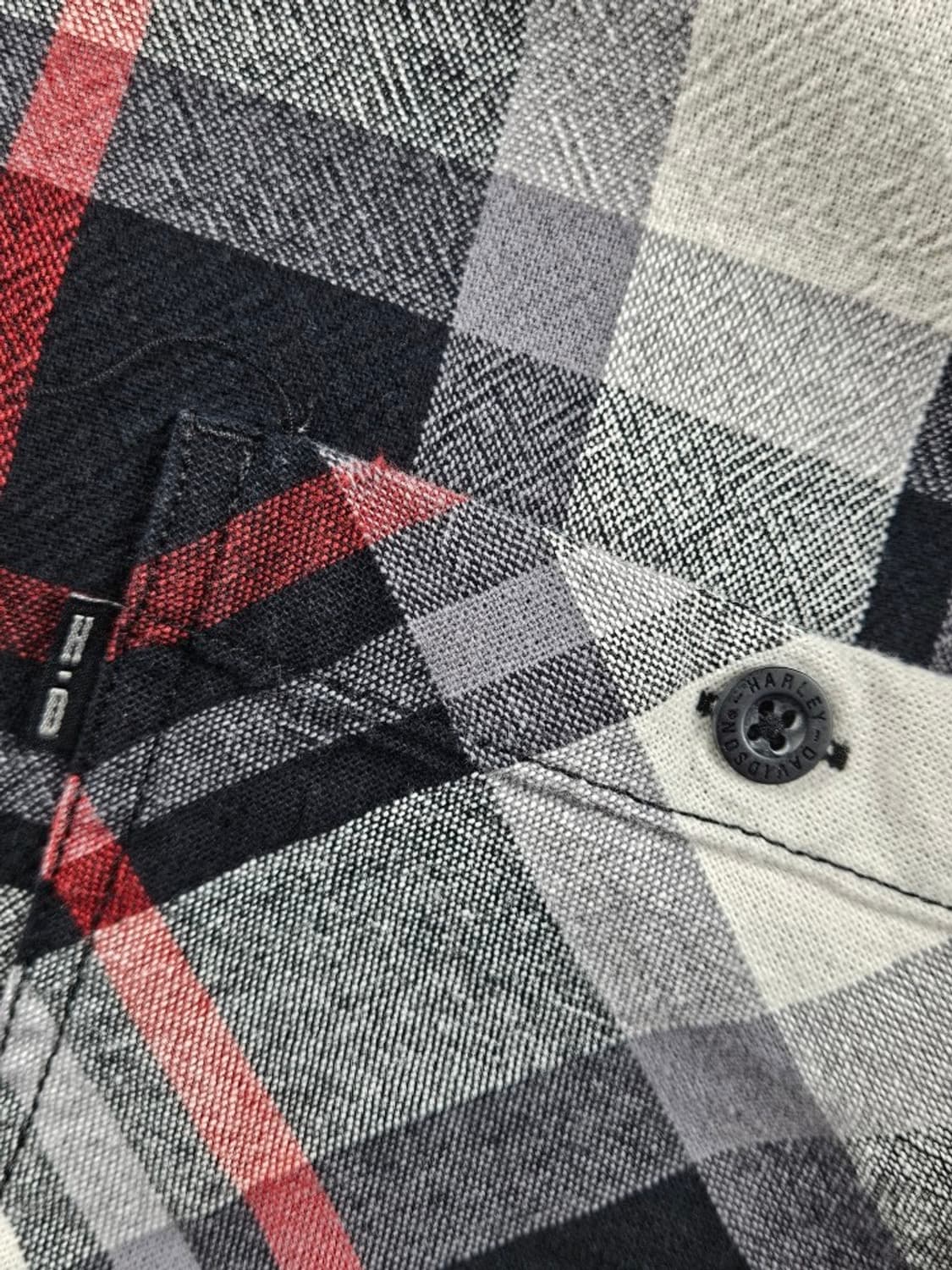 할리데이비슨 체크 패턴 바이커 셔츠 ( 3XL ) / 11112 상품이미지8