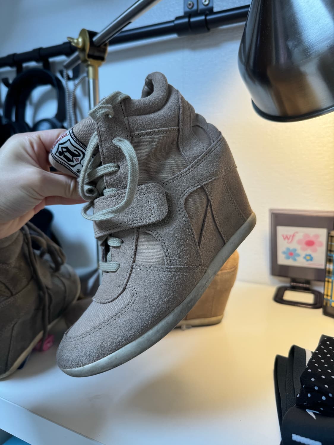 아쉬 하이탑 스니커즈 36사이즈 베이지 상품이미지4