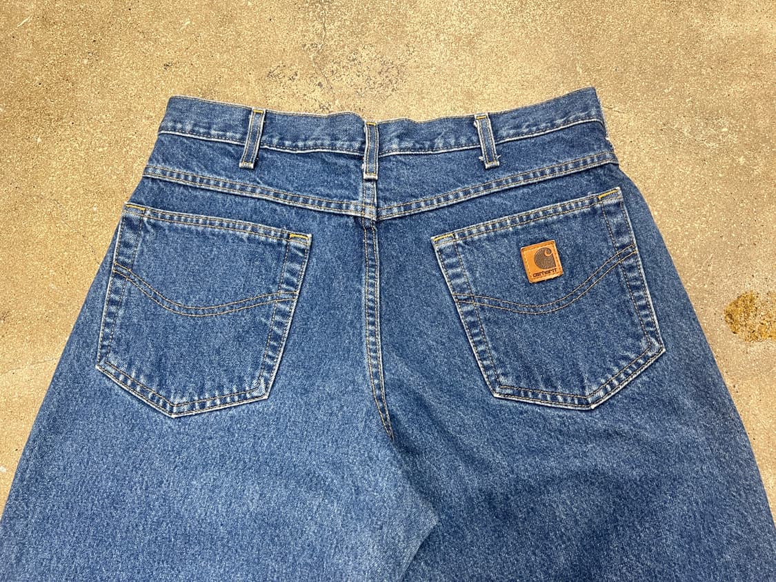 칼하트 가죽패치 데님 32 상품이미지4