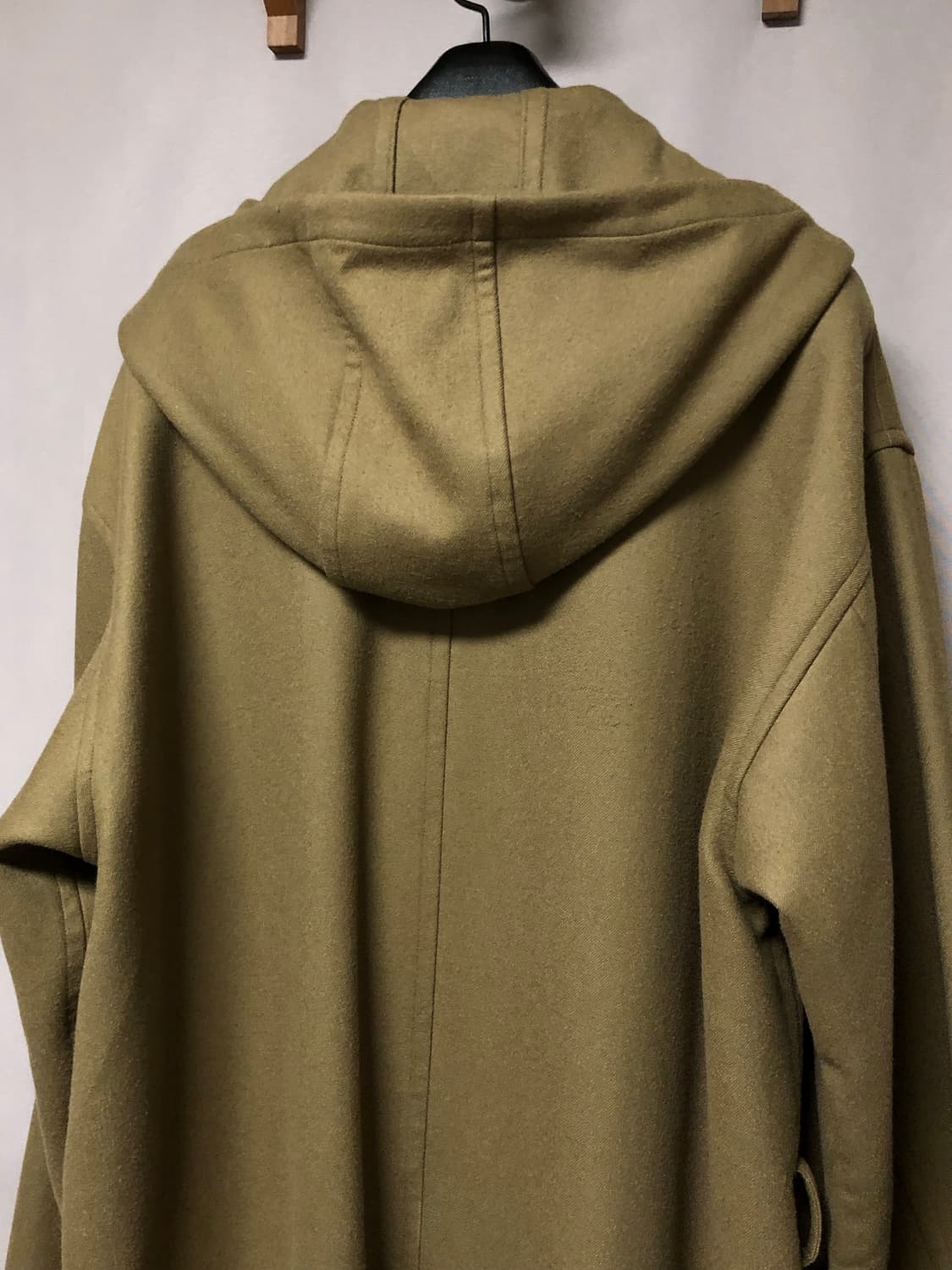 오라리 멜튼 울 후디드 코트 상품이미지8