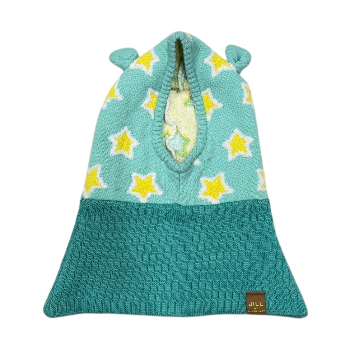 질바이질스튜어트 Y2K 별 스타 패턴 니트 바라클라바 모자 상품이미지1