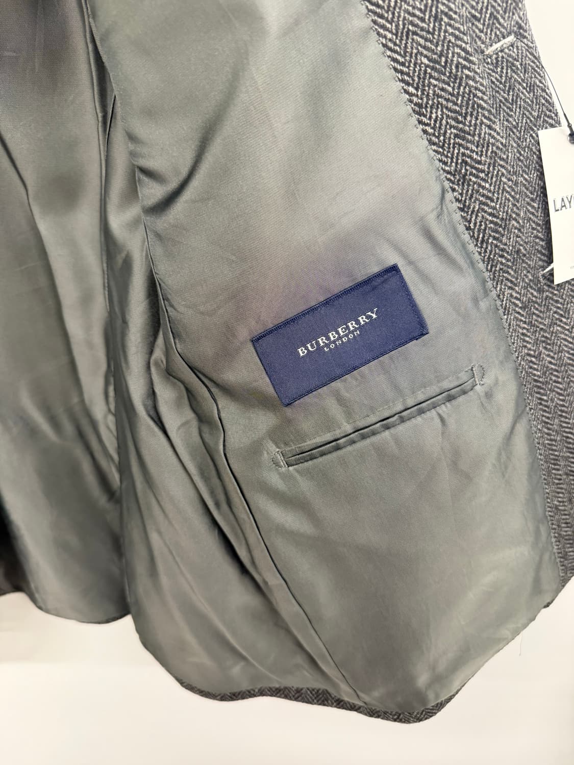 버버리 해링본 울자켓 상품이미지9