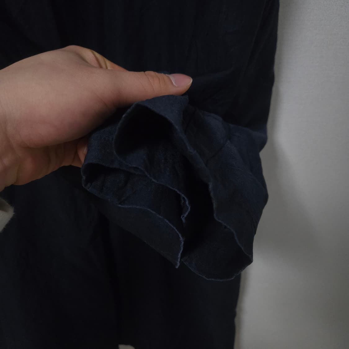 질샌더 다크네이비 모시 코트 / 여성 코트/ 여자 코트  상품이미지5