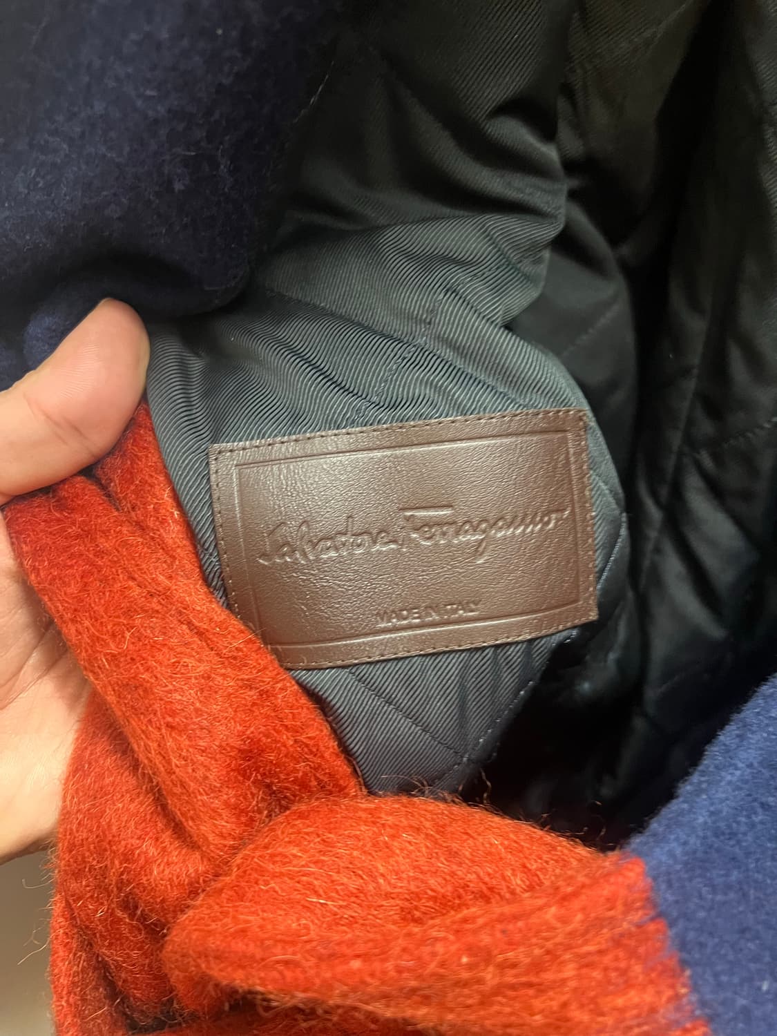 페라가모 컬러 블록 코트 상품이미지4