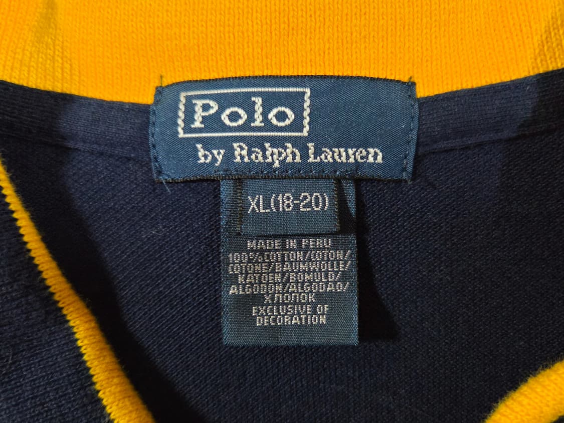 폴로 랄프로렌 네이비 빅포니 카라 반팔티
 상품이미지5