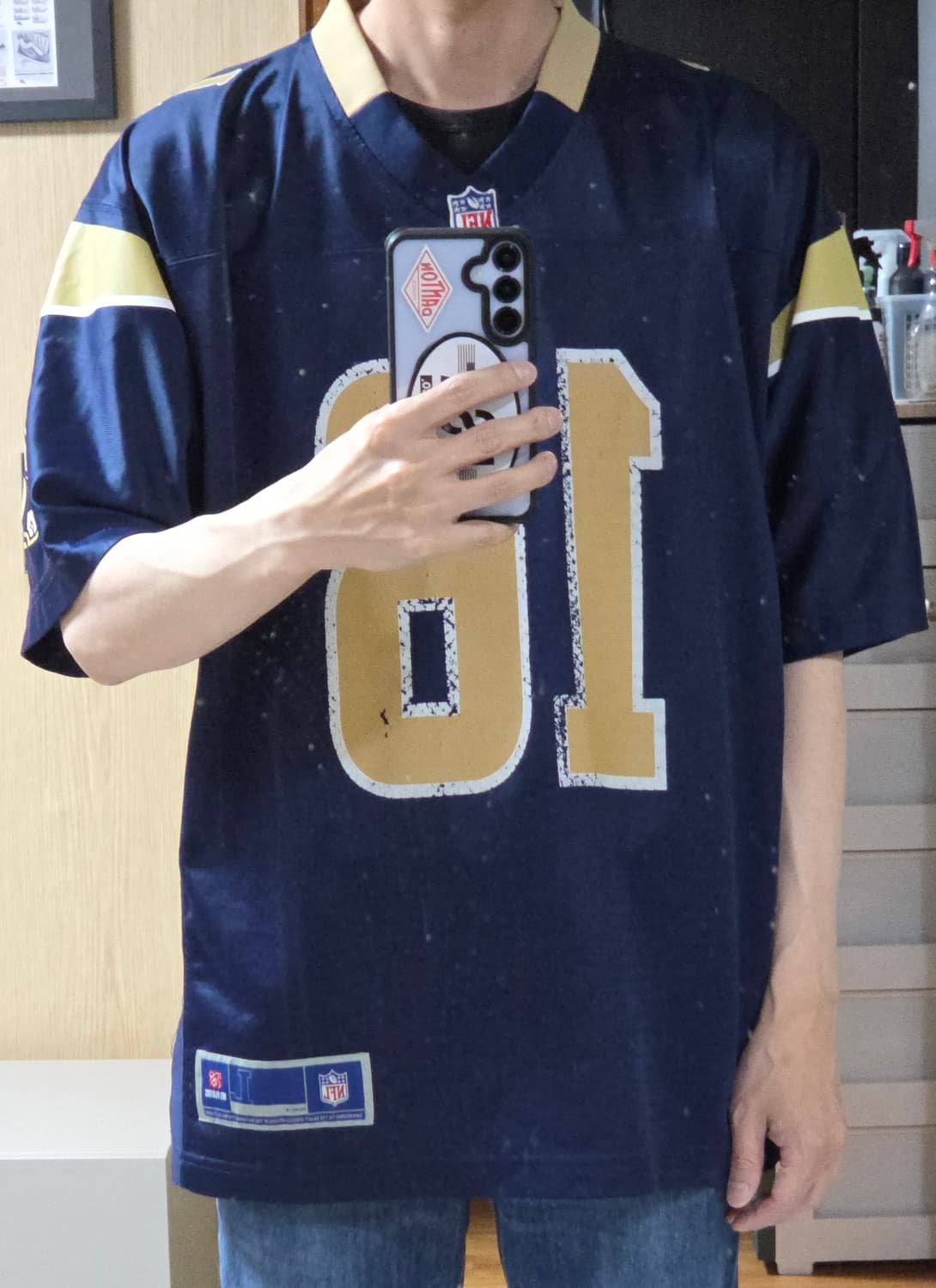 (착샷) NFL LA 램즈 유니폼 제러드 고프 져지 프로라인 상품이미지7