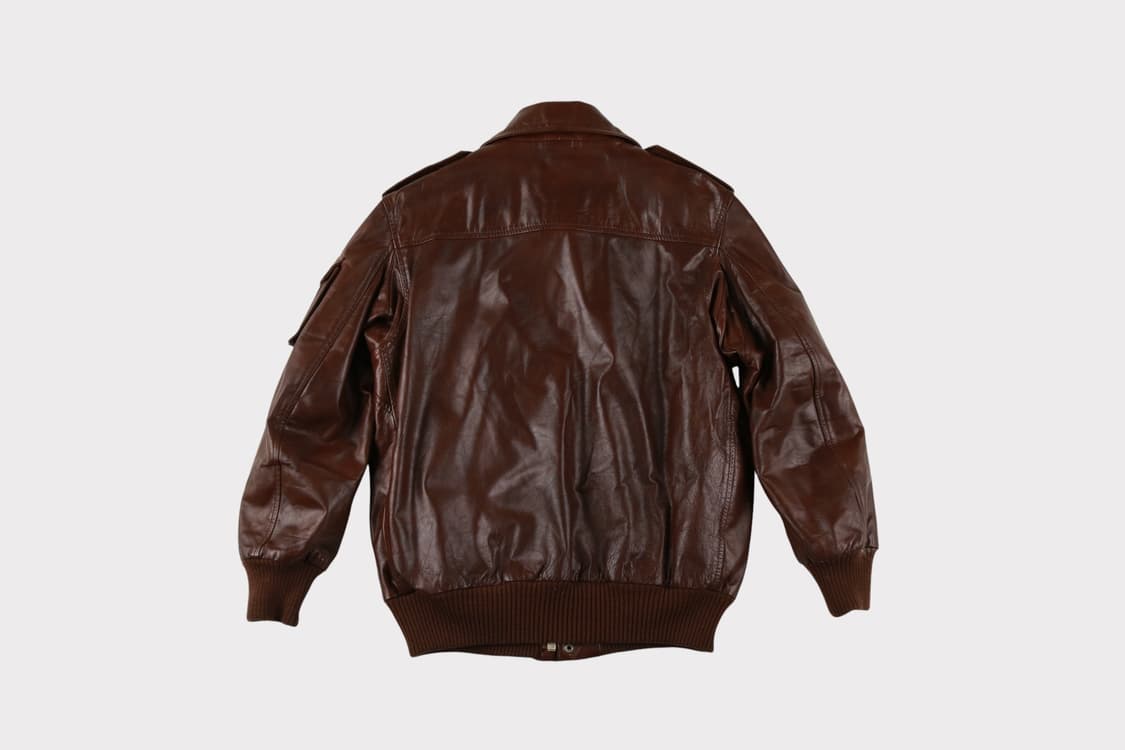 [L] 빈티지 소가죽 A-2 플라이트 자켓 상품이미지7