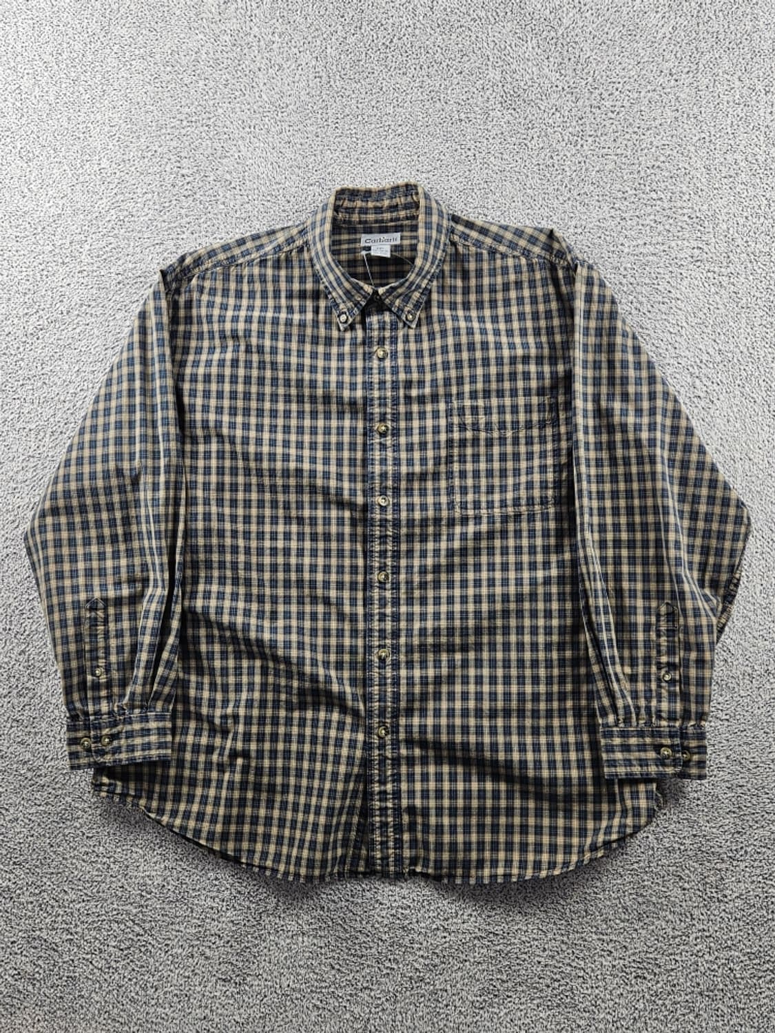 칼하트 체크 패턴 체스트 포켓 빅 셔츠 ( 2XL ) / 10882 상품이미지2