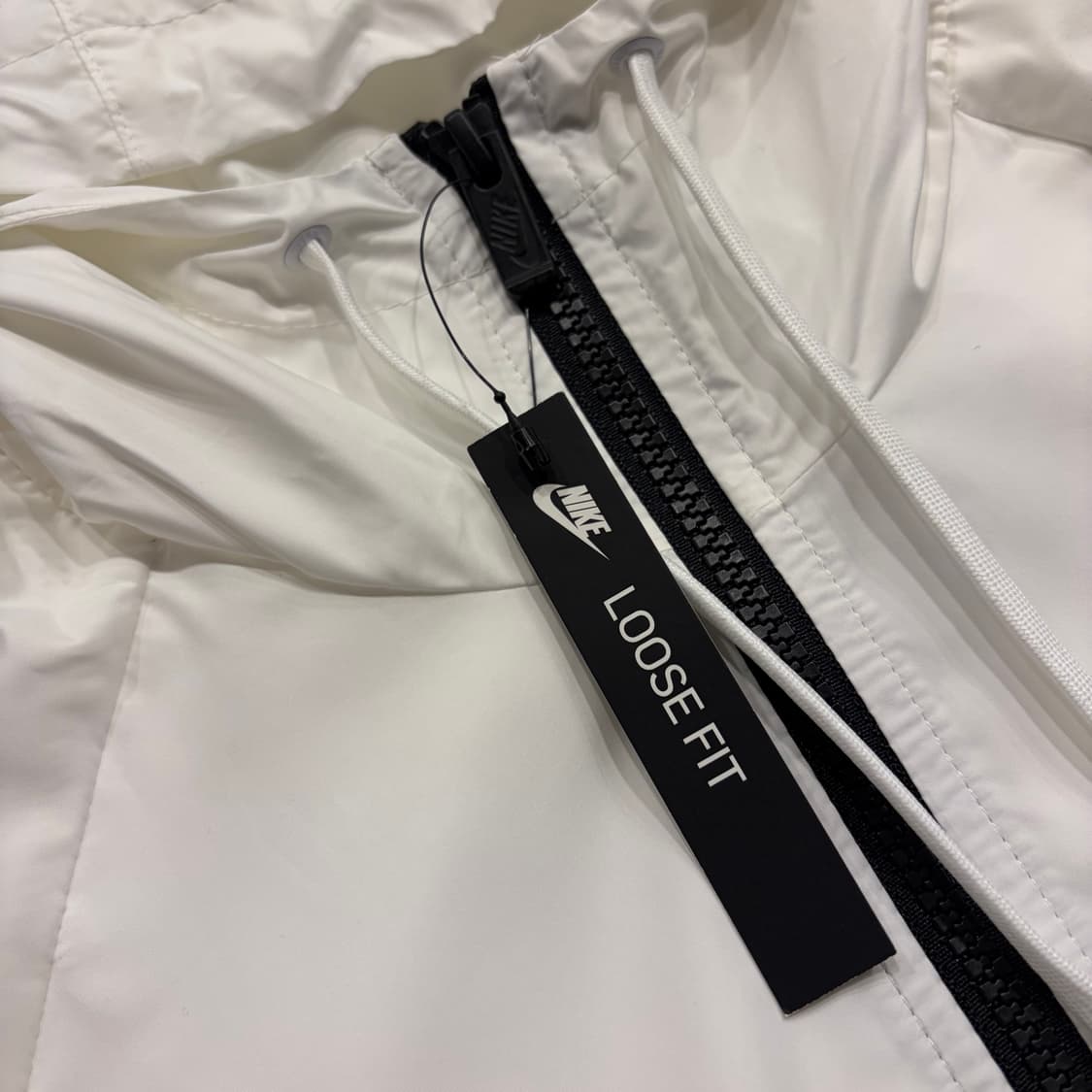 [S] 나이키 NSW 윈드러너 바람막이 화이트/블랙 후드집업 C178 상품이미지5