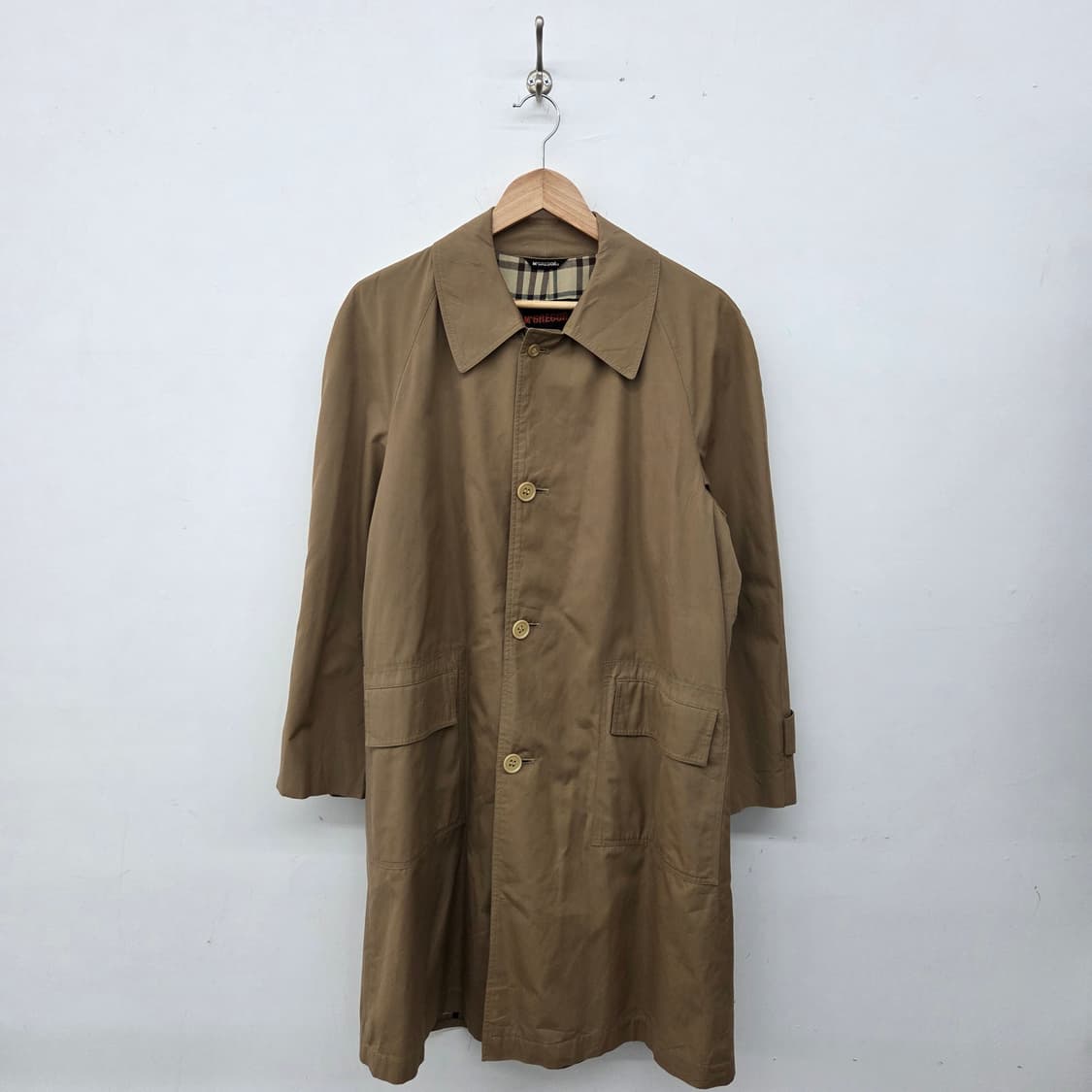 맥그리거 브라운 롱 트렌치코트 남 L 상품이미지1