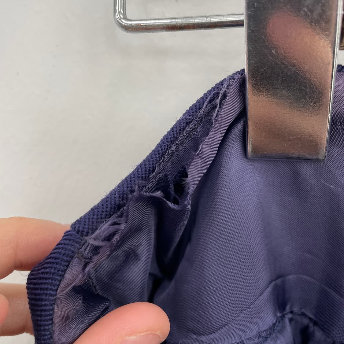 올드 셀린느 체인 장식 네이비 스커트 치마 상품이미지4