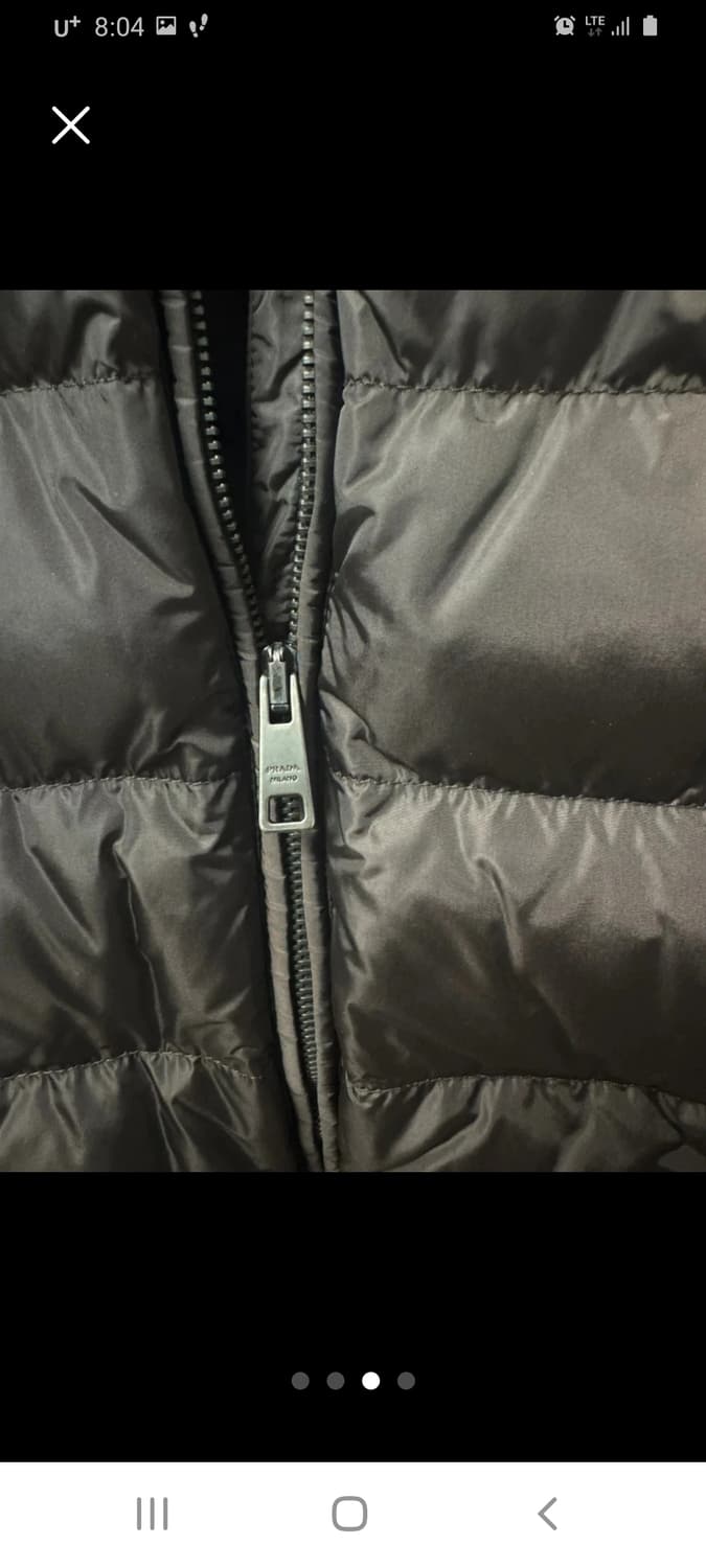 (정품)프라다 여성 롱패딩 브라운 42실용(66~66반) 상품이미지3