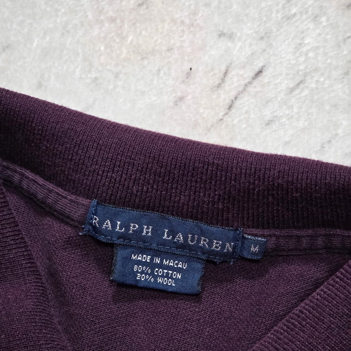 폴로 퍼플 카키 자수 PK 롱슬리브 상품이미지8