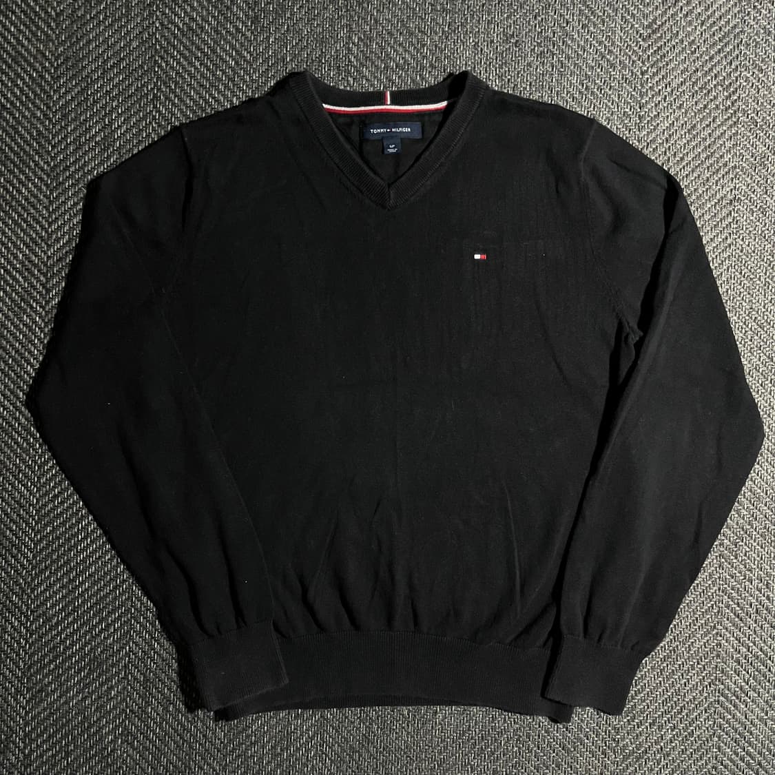 [S] TOMMY HILFIGER 타미힐피거 브이넥 니트 상품이미지2