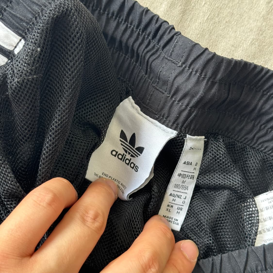 아디다스 검흰 삼선 반바지 XL (30~33) 상품이미지5