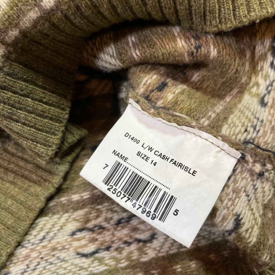 Barbour 바버 페어아일 울 니트 상품이미지4