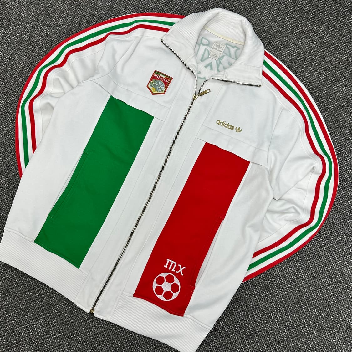 아디다스 멕시코 국대 빈티지 화이트 져지 110 상품이미지3