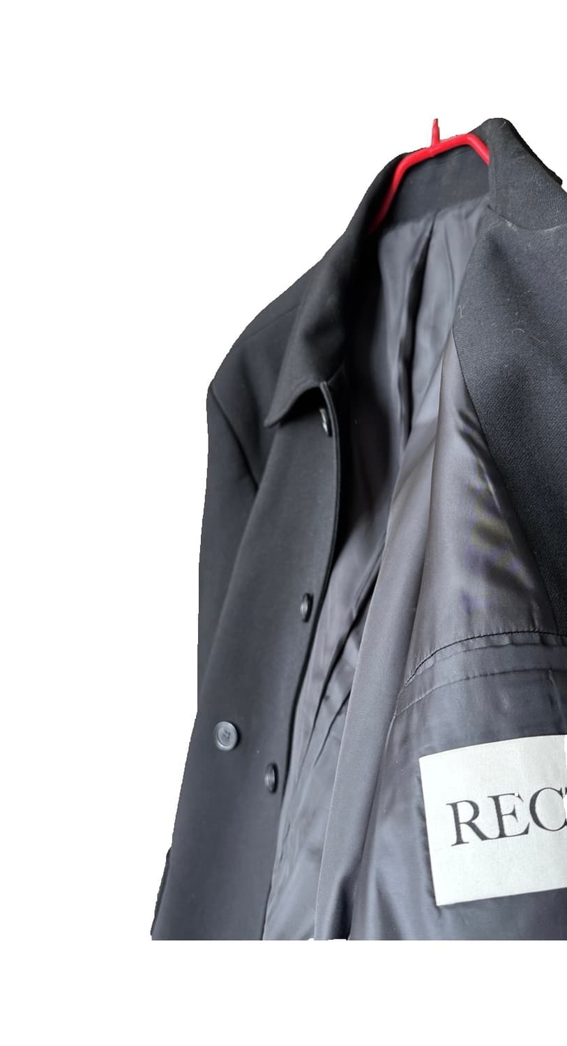 렉토 RECTO 버진울 100% 블랙 자켓 XL / 상태최상 상품이미지6