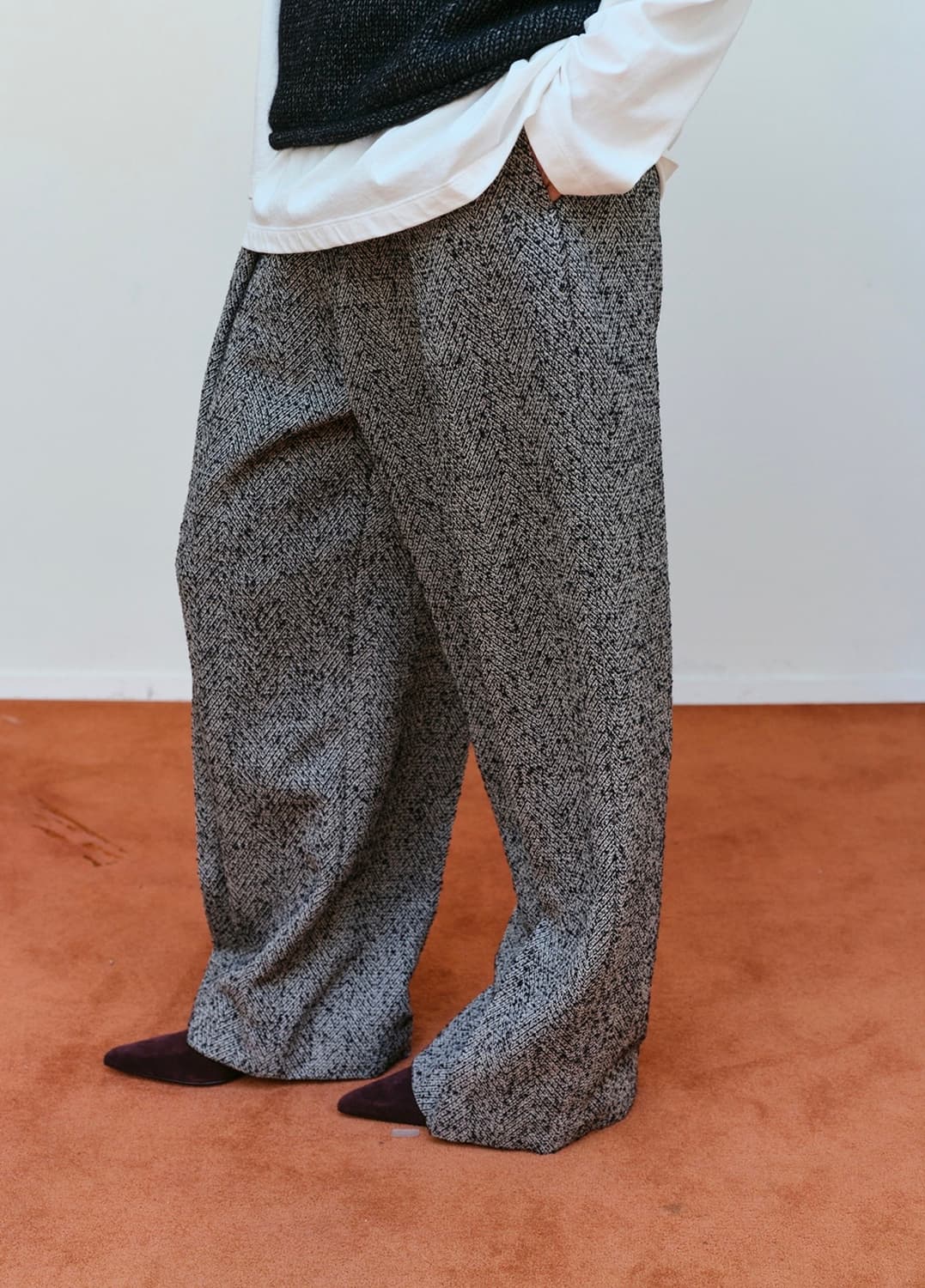 문달 moondal 바지 Casey Low Rise Slacks 상품이미지5