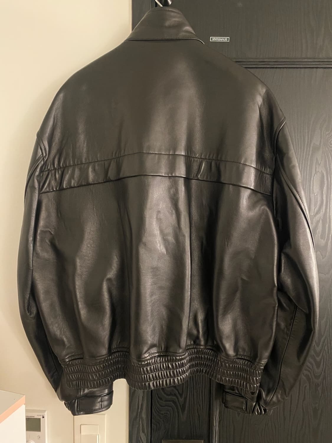 [50] 솔리드옴므 램스킨 하이넥 레더 가죽 자켓 상품이미지2