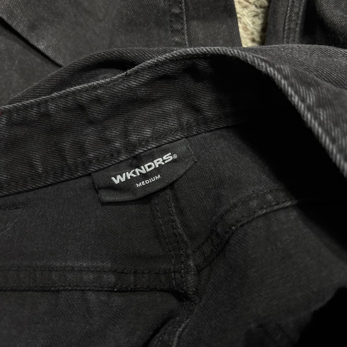 M 위캔더스 루즈 흑청 데님팬츠 상품이미지4