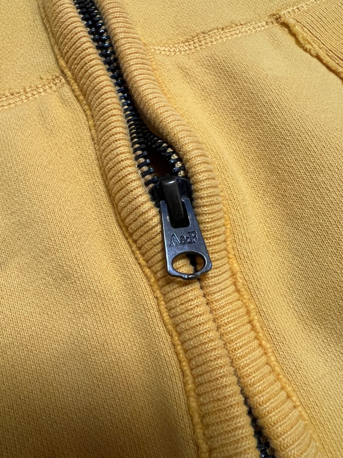 아베크롬비 앤 피치 A&F 92 후드 집업 옐로우 / M (정품) 상품이미지7