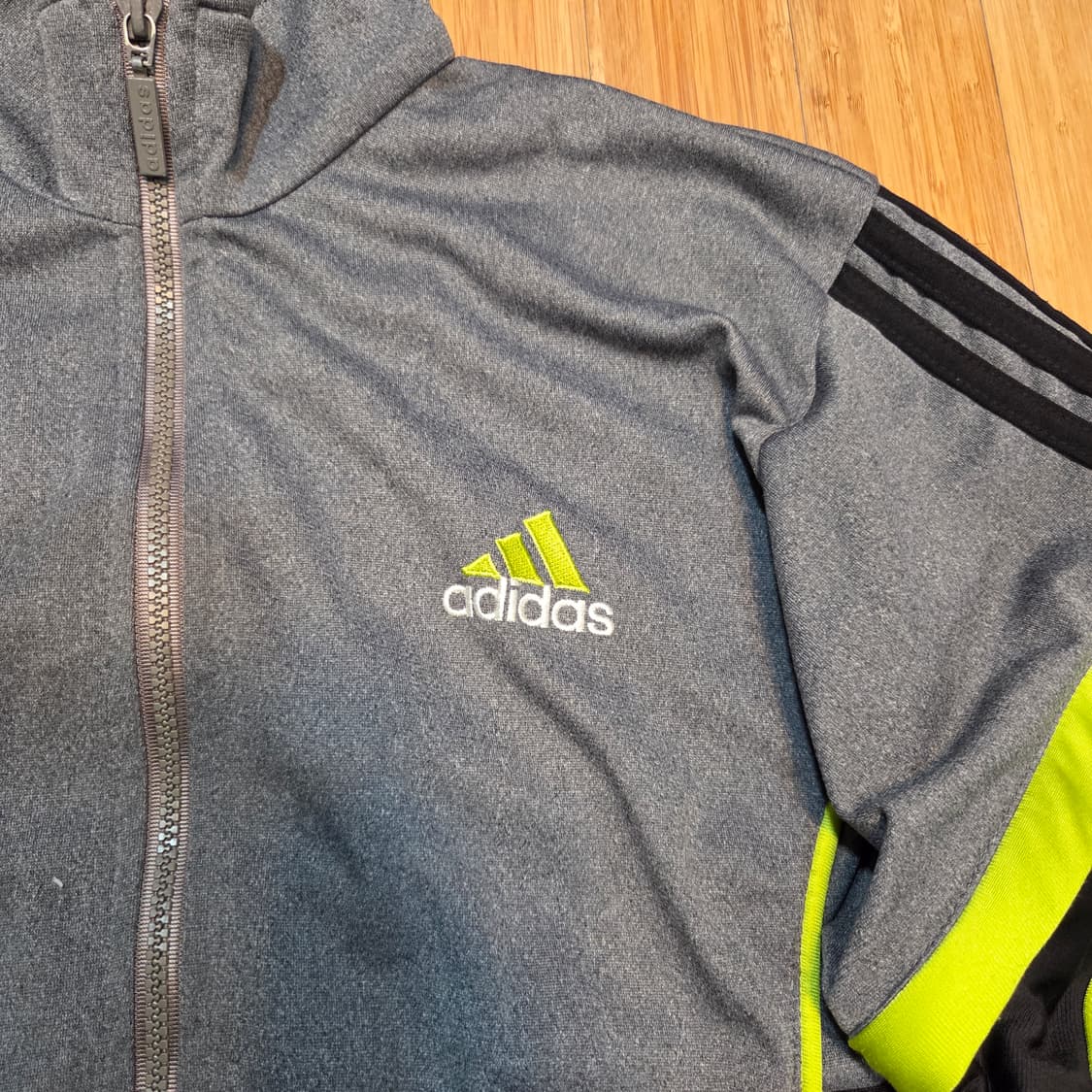 아디다스 올드스쿨 빅로고 트랙탑 져지 네온 (XL) 상품이미지4