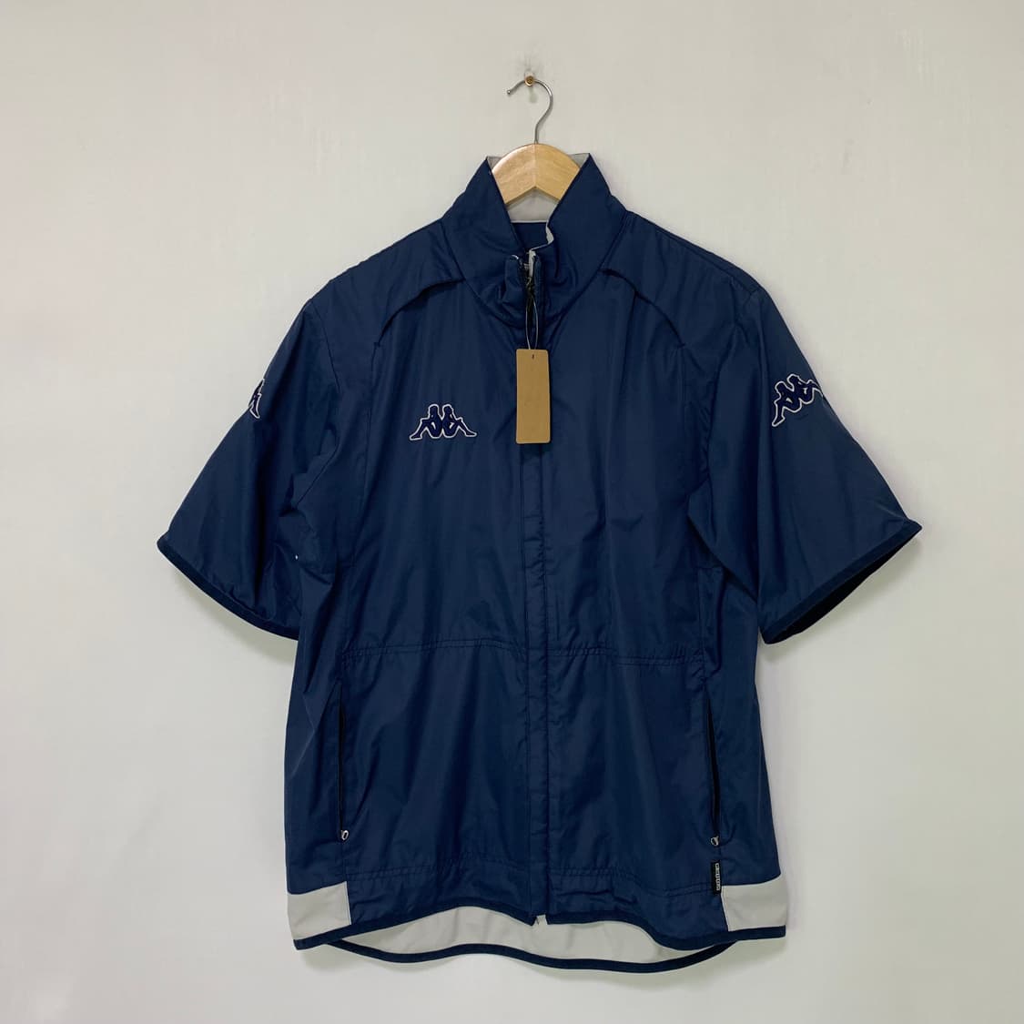 카파 네이비 바람막이 반팔 자켓 XL 남녀공용 고프코어 트레이닝 상품이미지1