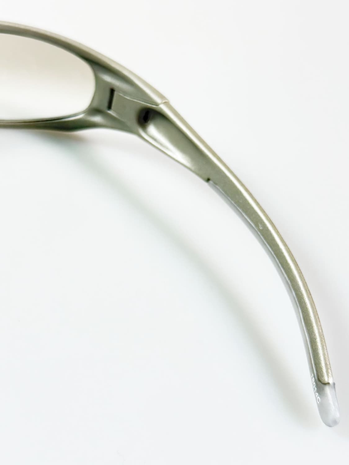 90s 맷실버 랩 어라운드 스포티 투명틴트 빈티지 선글라스 상품이미지6