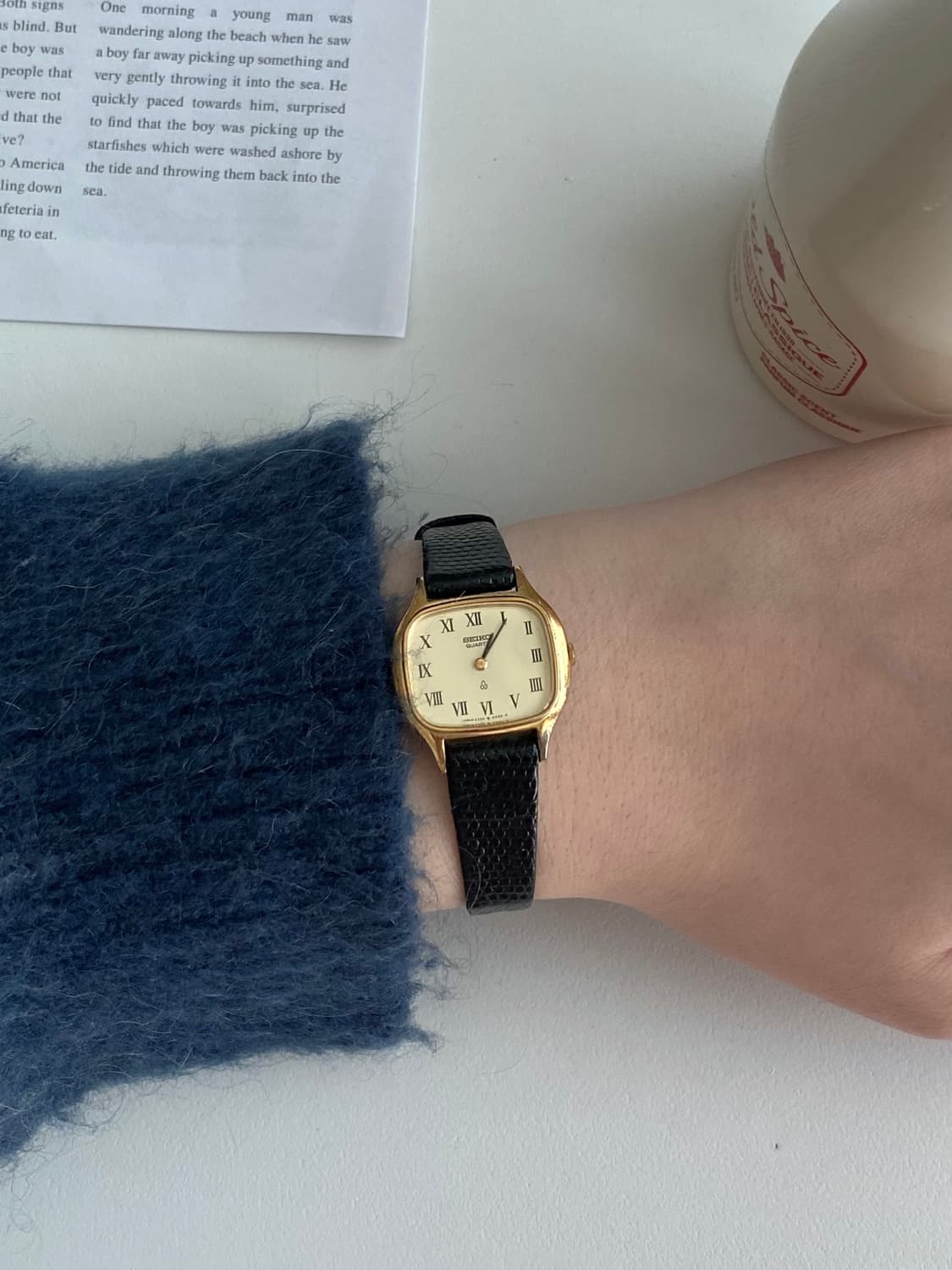 Seiko 세이코 로만 골드 쿼츠 상품이미지5