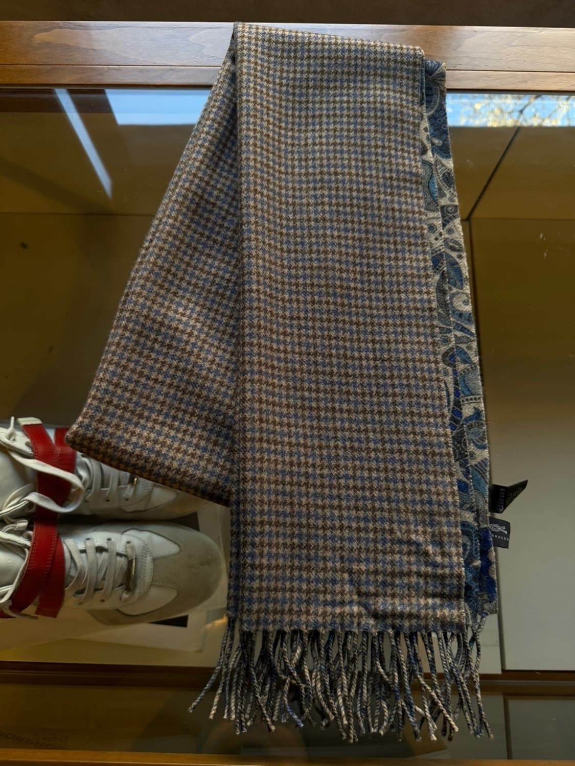 이태리 VTG 캐시미어 울 머플러 상품이미지7