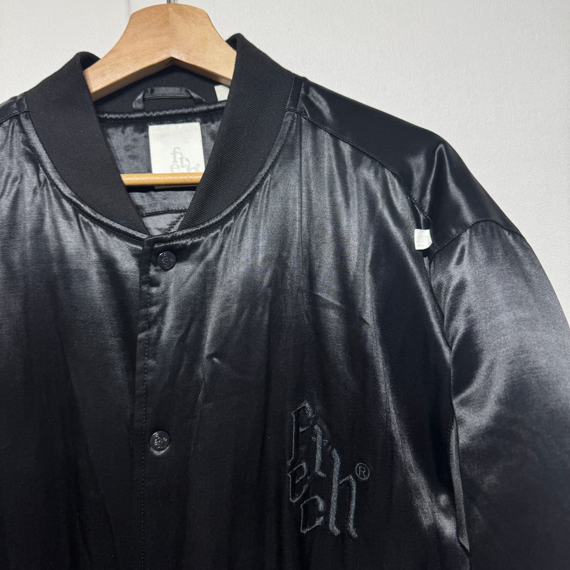 Fetch 블랙캣 사틴 바시티 자켓 xl 상품이미지2